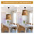 1 - Light LED 3000K Rattan Farmhouse Bohemian Pendant Light