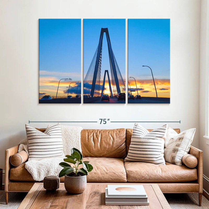 Lilie Cooper River Bridge, 42" H x 65" W