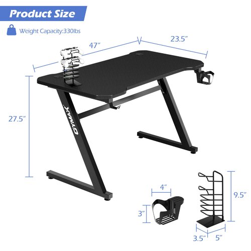 Gymax 47'' Desk | Wayfair