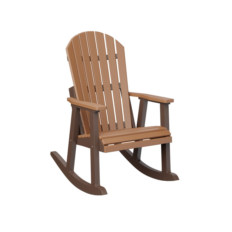 Fauteuil berçant berlinois berlinois, Cedar Top/Chocolate Brown Base