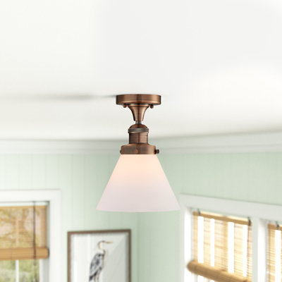 Plafonnier semi-encastré 1 lumière Cone