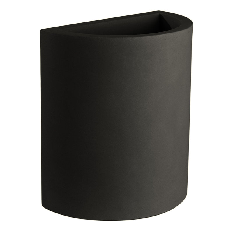 Medio Resin Pot Planter, Black