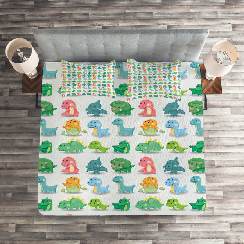 Polyester Coverlet, King Bedspread + 2 Shams