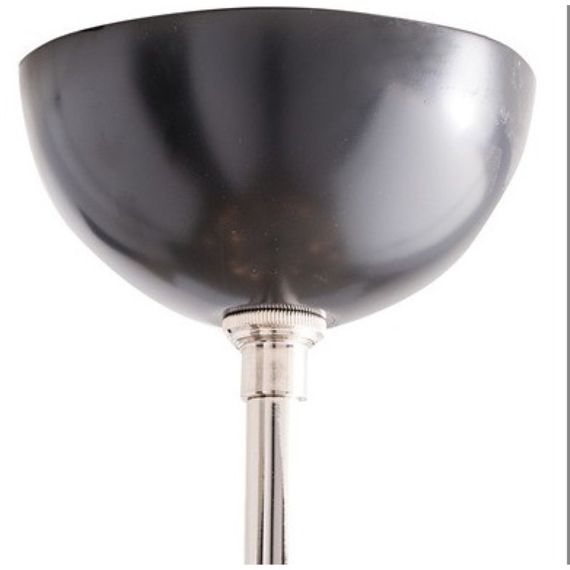 Lustre suspendu Spoutnik Imogène, H 47 po x l 42 po x P 42 po, Bronze