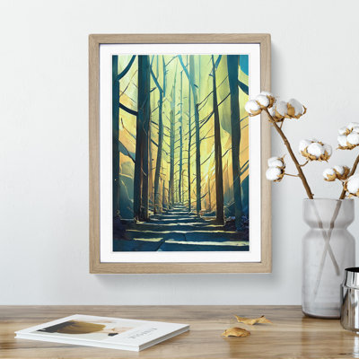 Forest Abstract No.5 - Single Picture Frame Painting