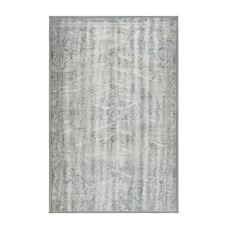 Shumake Wool Oriental Indoor Rug, Rectangle 7' x 10'