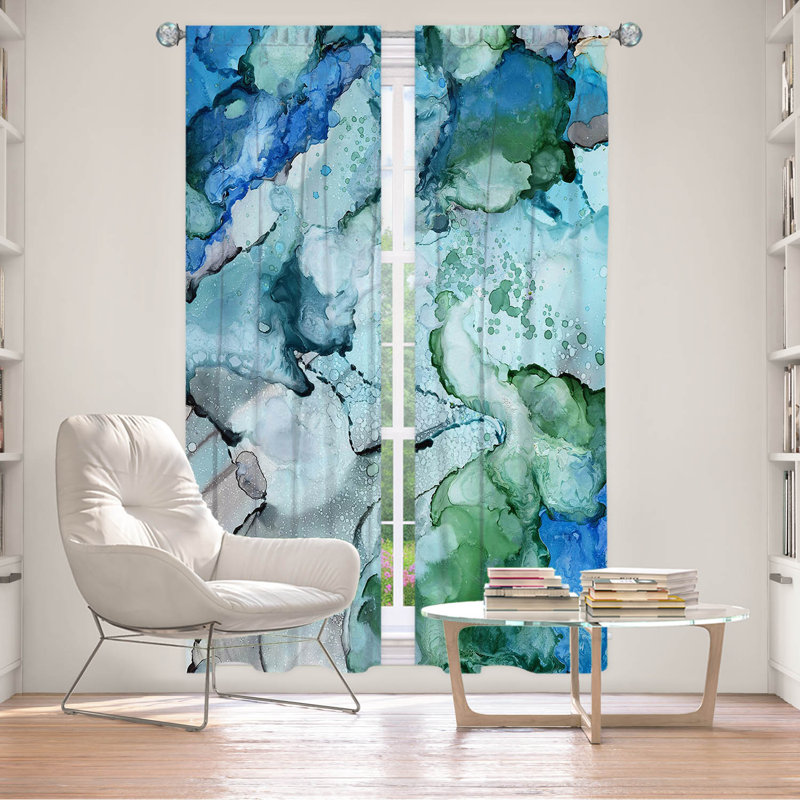 Ensemble de 2 rideaux doublÃ©s sur mesure par Shay Livenspargar - Whisper, L 20 po x L 61 po