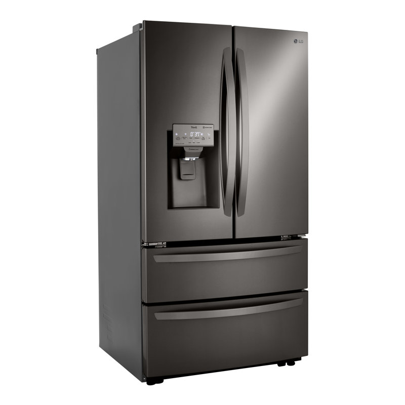 LG 36" French Door Refrigerator 28 cu. ft. Smart Refrigerator, Black Stainless Steel