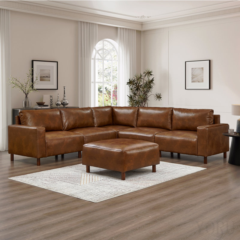 Canapé modulaire de luxe en cuir PU