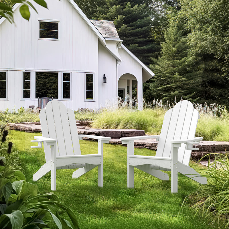 HDPS Adirondack Chair, White