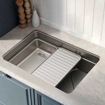 24.4*16.1*8.5In Stainless Steel Kitchen Sink