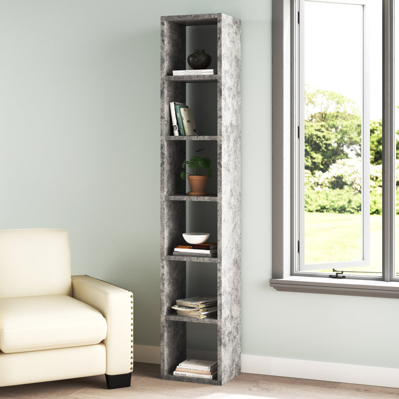 Araeya Shelving Unit Starter, 88" H x 16" W x 13" D, Concrete