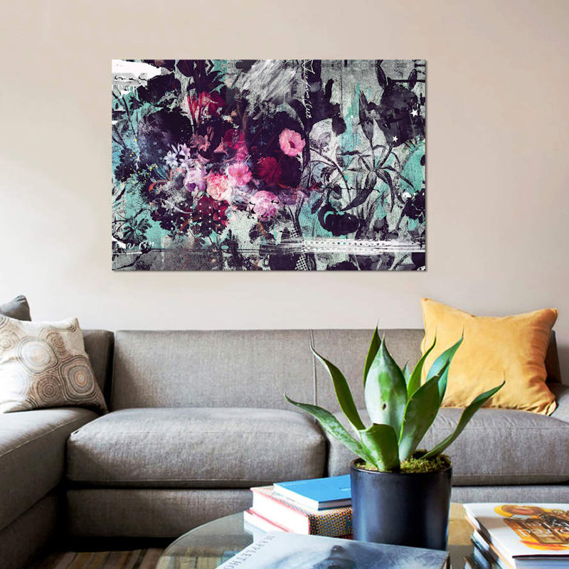 « revenant » par teis albers, impression sur toile, H 18 po x l 26 po x P 1,5 po, Toile avec cadre flottant noir