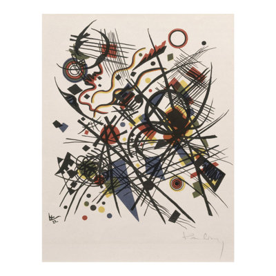«Lithograhie fourrure le féroce Bauhausmappe» par Vassily Kandinsky - Estampe numérique