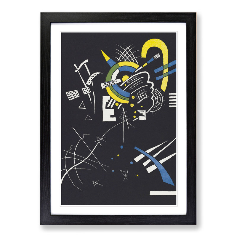 Small Worlds VII by Wassily Kandinsky - Framed Print, 90cm H x 65cm W x 2cm D, Black Framed