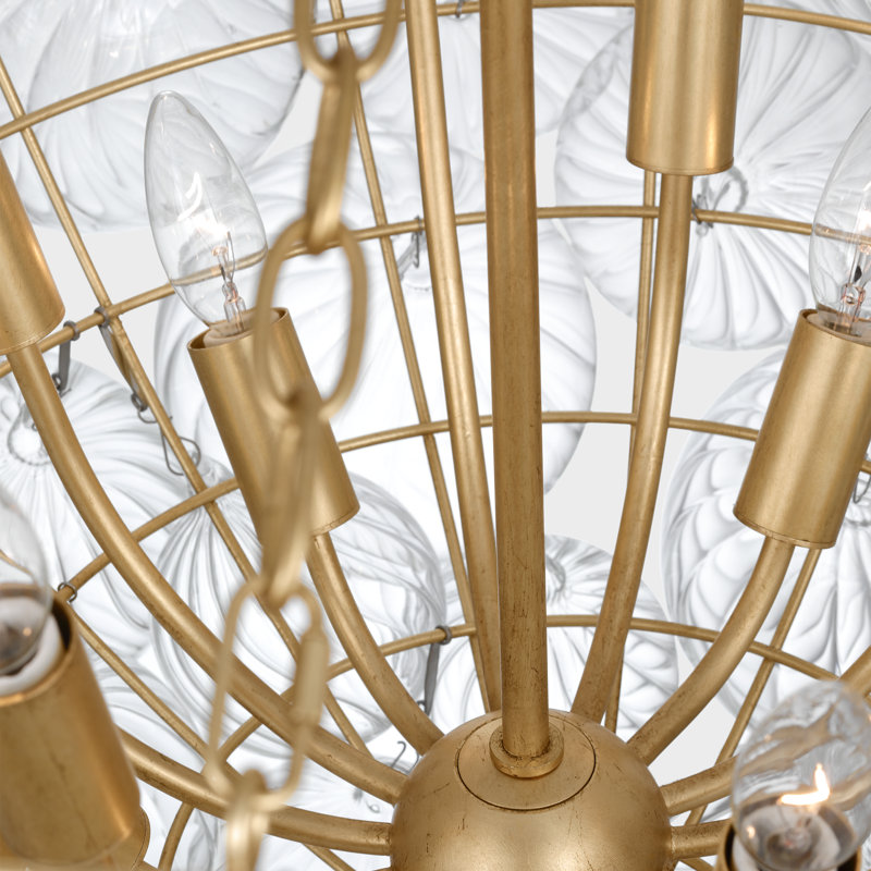 Talia 15 - Light Chandelier, Gild