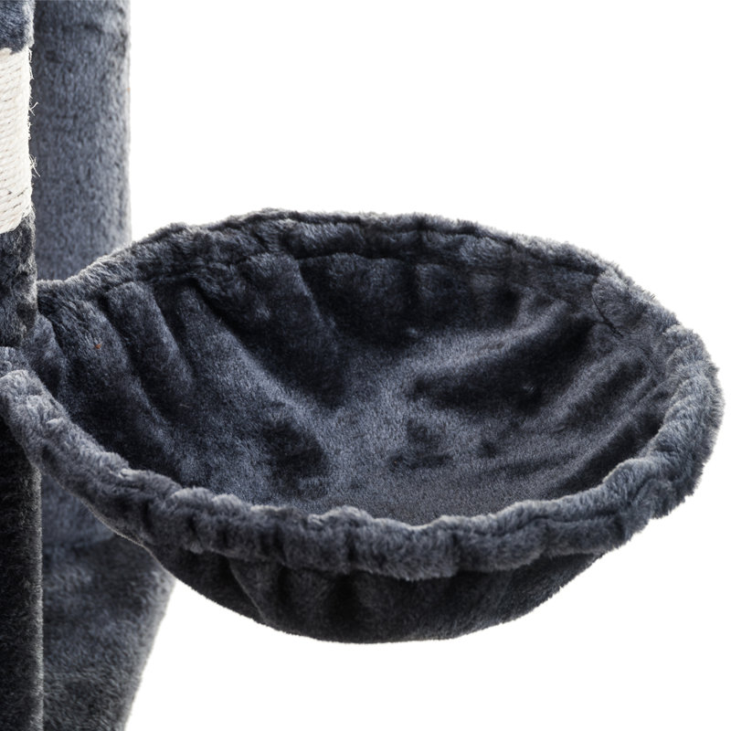 Mexborough 146 cm H Cat Tree / Condo, Grey