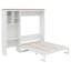 Lit escamotable avec bureau, armoire de rangement multicouche, lit escamotable mural Farmhouse avec lattes en bois-623332503