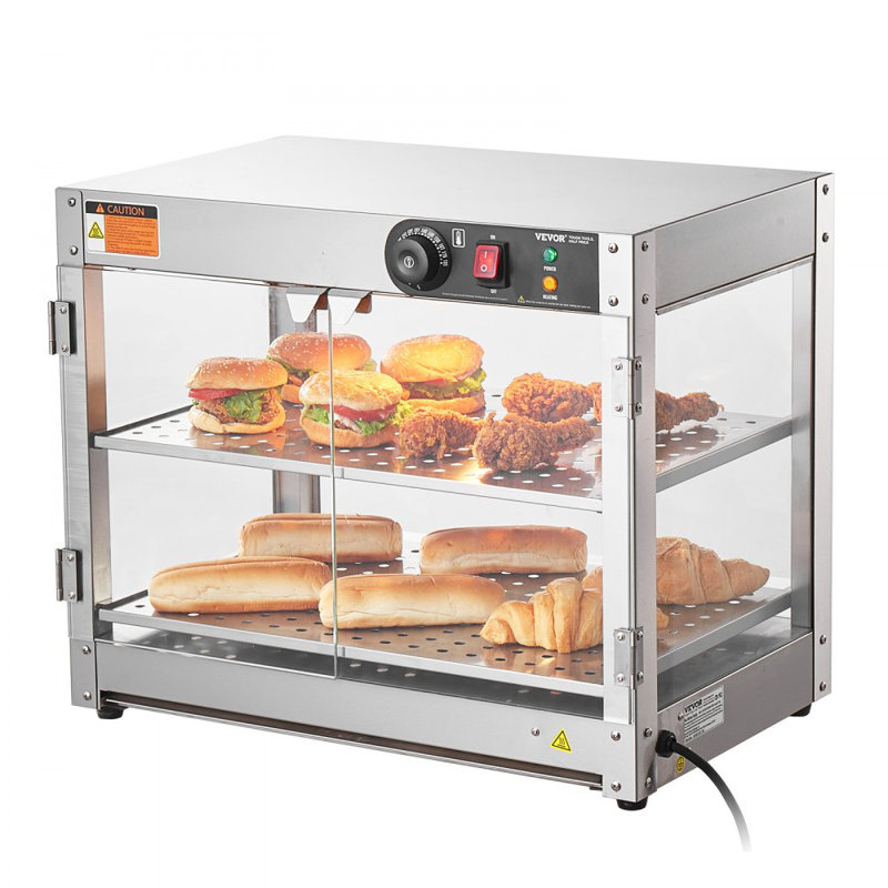 Armoire à pizza commerciale à 2 niveaux