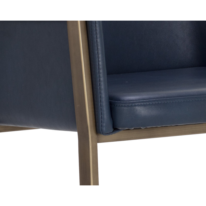 BERNADETTE BARSTOOL - BRAVO ADMIRAL, Counter Stool (26" Seat Height), Bravo Admiral