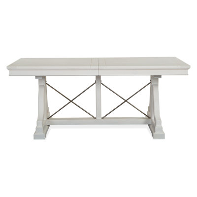 Allerone 38 " Extendable Rectangular with Solid Wood Base Dining Table
