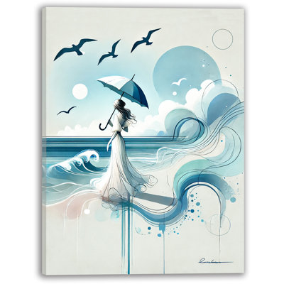 Art mural sur toile Elegant Beachside