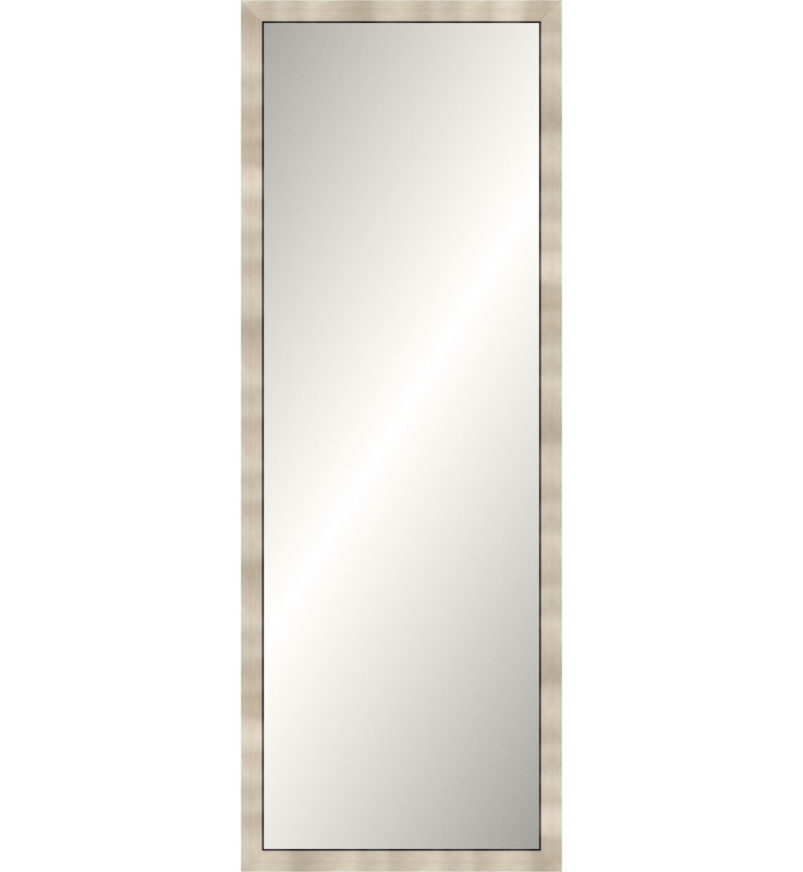 Warm Silver Legacy Mirror, Slim Leaner