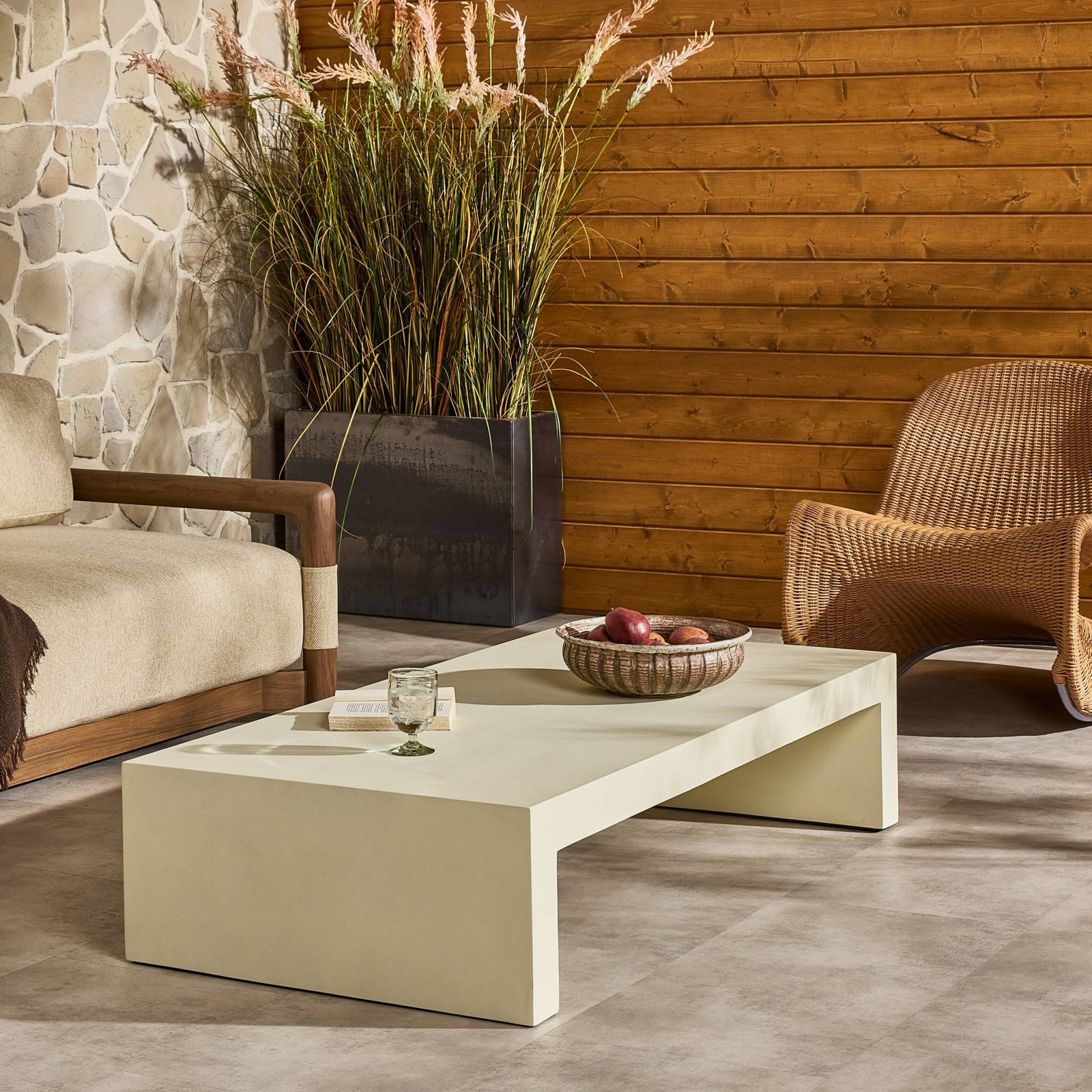 Katherine Single Coffee Table, White