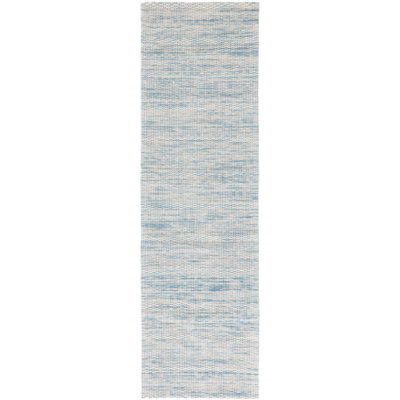 Aon Handwoven Wool Blue/Ivory Area Rug