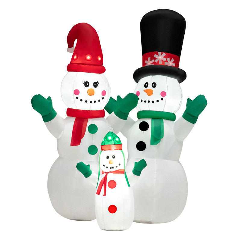 Bonhomme de neige de Noël gonflable