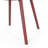 Outdoor Poppy Chair: Weather-, Stable, Red Polypropylene, 23.2 In.D X 21 In.W 32 In.H, Minimalist Chair For Space: Modern, In.H-267229988