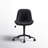 Darlaine Armless Swivel Office Chair Faux Leather Upholstered Waterproof Desk Chair Ergonomic Adjustable Computer Chair-1872164818