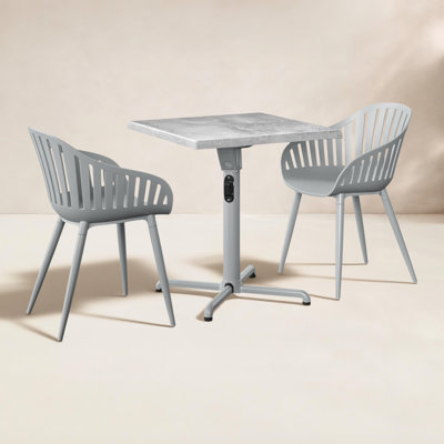 Akeda 28" Patio Bistro Set