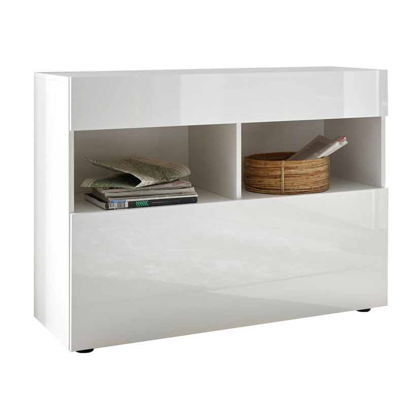 Mcclaskey 111 Cm Wide 1 Drawer Sideboard, White