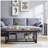 Console Coffee Table With A Natural Reclaimed Wood Finish, For Living Room