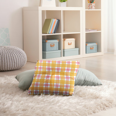 Housse de coussin carrée en forme de ballon de football Kansas City
