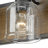 40" 5-Light Farmhouse Faux Wood Grain Dimmable Vanity Light with Seeded Glass Shade for Bathroom and Mirror-887759153-887759154