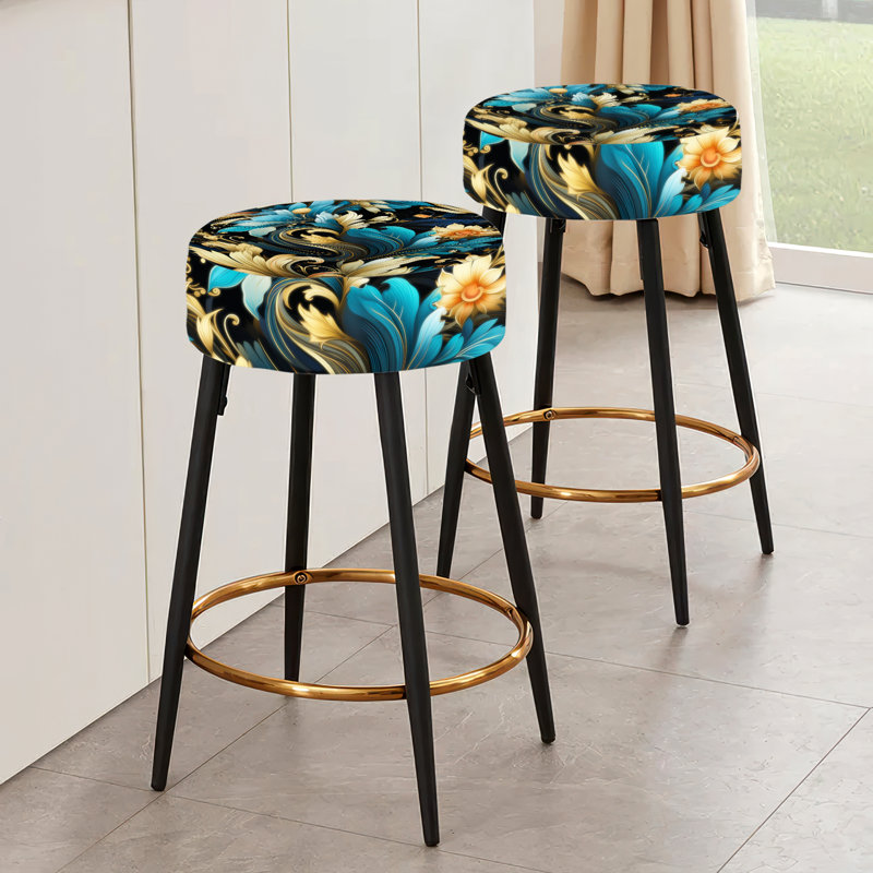 Ensemble de 2 tabourets de bar Art Deco Inspirations
