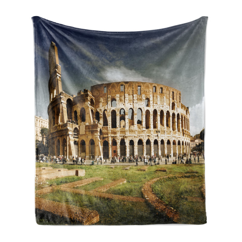 Hand Woven Throw Blanket, 50" x 70"
