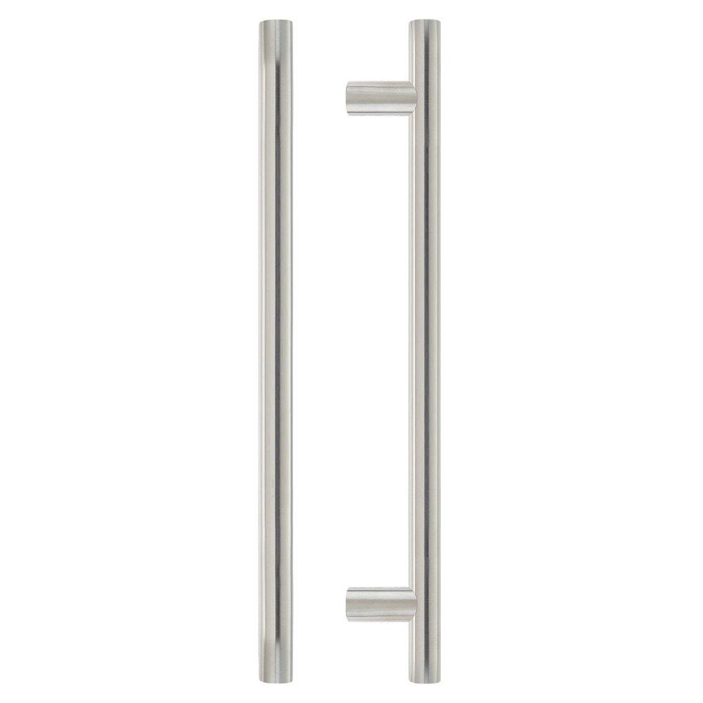 22Mm Guardsman Pull Handle - 600Mm  - Grade 201 - Bolt Through Fixings