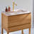 Edgar Solid Teak and Premium Moon Terrazzo Single Vanity-114422563-114422565
