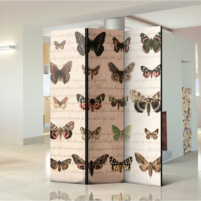 Cowles Solid Wood Folding Room Divider, 3