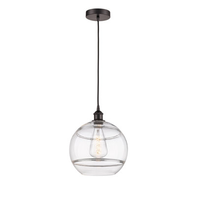 Luminaire suspendu 1 lumière Edison Bienes-616-G556
