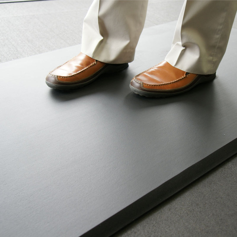 Comfort Cloud Black Foam Anti-Fatigue Mat 24" x 36"