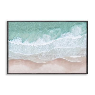 Aerial Sea View Framed Giclee Art by Sisi and Seb