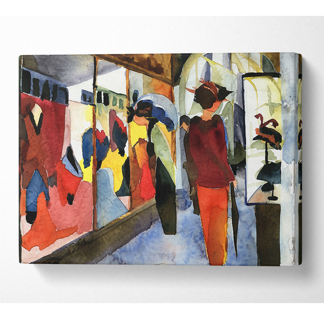 August Macke Fashion Store - Kunstdrucke auf Leinwand - Wrapped Canvas