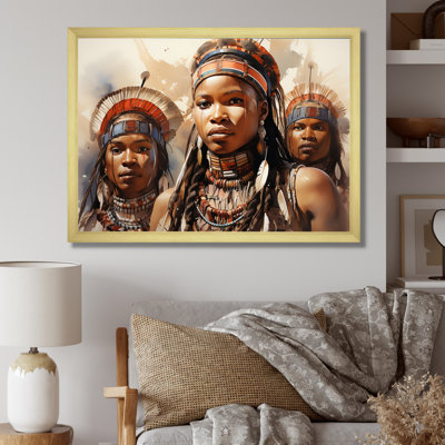 «African Zulu Dancers II» sur toile