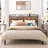 Morano 39.9"H Metal Headboard with Charging Station-1816339926-1877705625