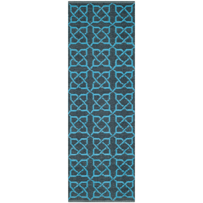 Thom Filicia Vaporisateur / Bleu Outdoor Area Rug, Coureur 2' x 6'