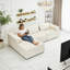 Canapés modulaires compressés 107 po (beige)-579082265